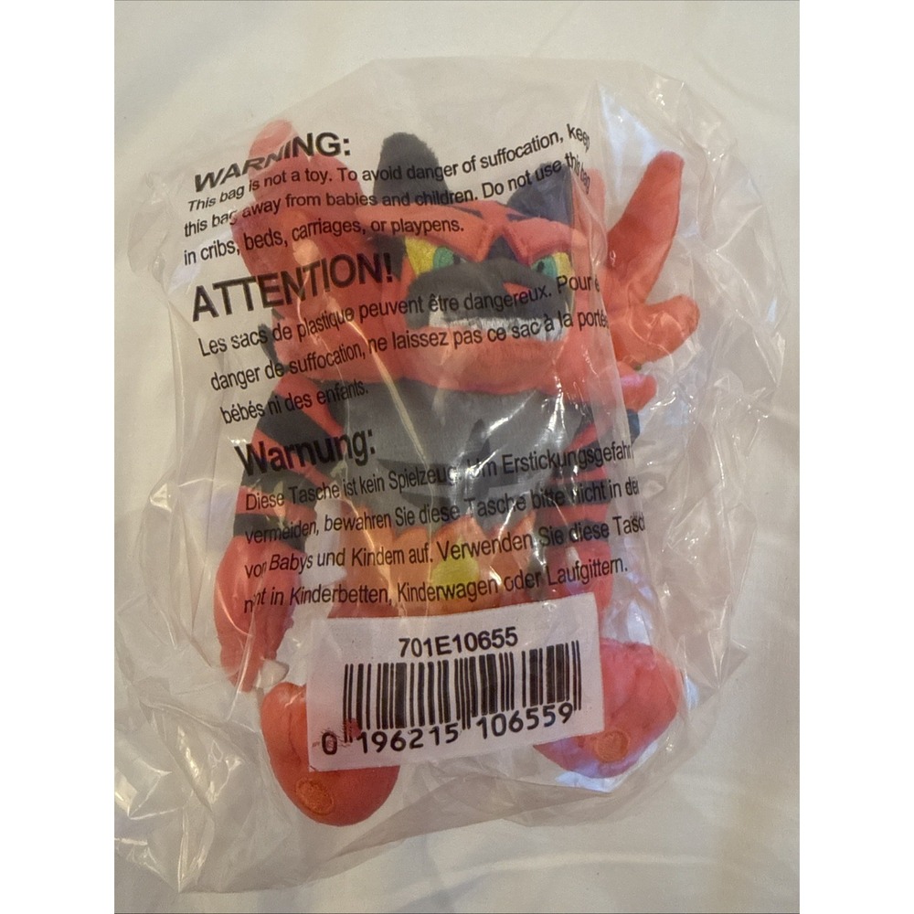 POKEMON Incineroar Sitting Cuties Plush 7 In Red Pokemon Center NWT
